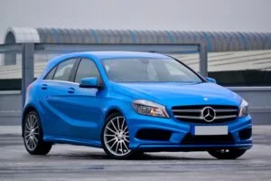 mercedes b klasse blauw