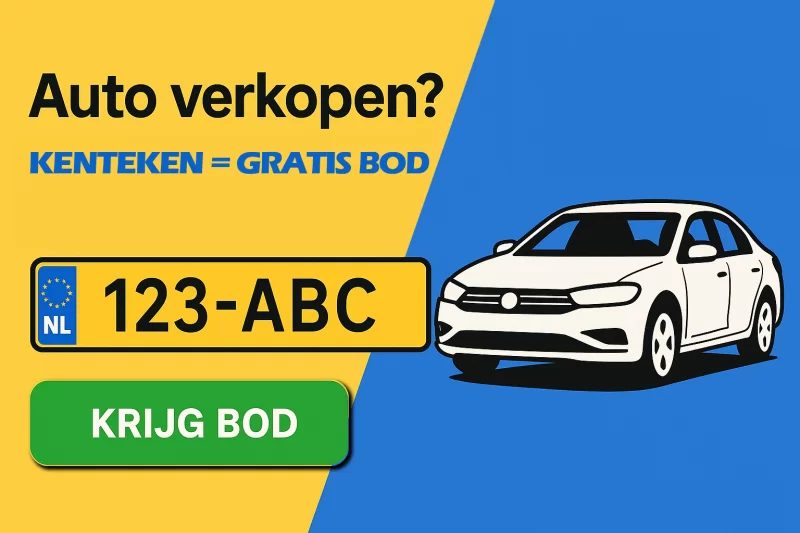 auto verkopen banner kenteken