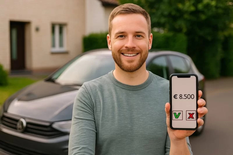auto verkopen - bod ontvangen