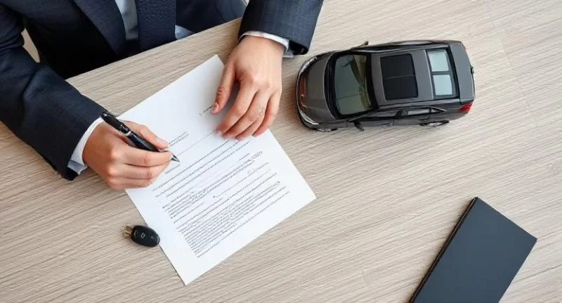 contract voor lease auto